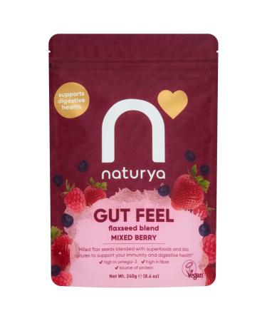 Naturya Gut Feel Flaxseed Blend Mixed Berry 240g