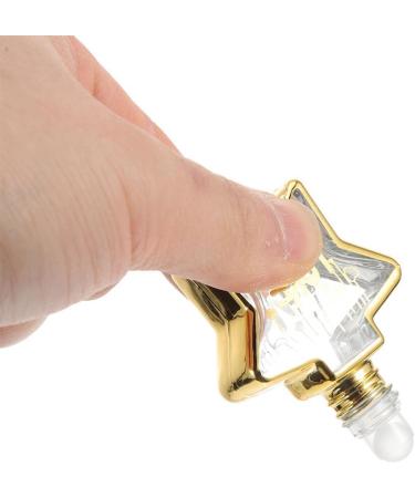 Luxshiny Essential Oil Roller Bottle 10ml Star Shaped Vintage Perfume Vial Glass Roll On Bottle Middle Eastern Style Liquid Bottle Container For Cosmetic - Buy Online on GoSupps.com