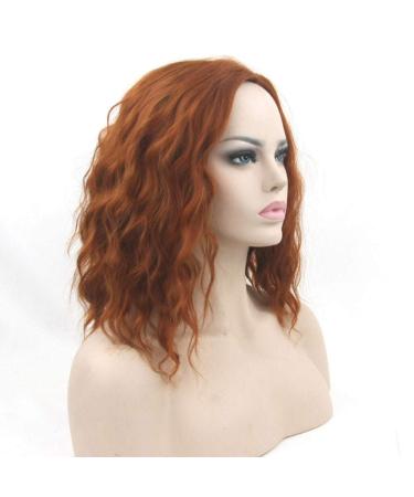 Shop BGHJUE Red Short Synthetic Wig for Women | Corn Hot Curls & Side Fringe | Pixie Cut | International Shipping Available - Buy Online on GoSupps.com