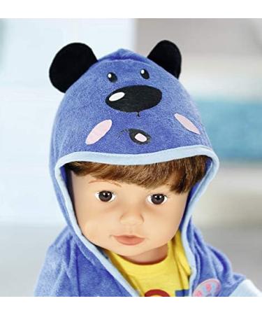 Buy Zapf Creation Baby Born Bath Deluxe Bathrobe Set - Blue Doll Clothing 43 cm | International Shipping Available - Buy Online on GoSupps.com