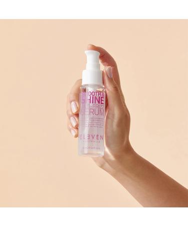 Eleven Australia Smooth & Shine Anti-Frizz Serum - Lightweight Treatment for All Hair Types - Buy Online on GoSupps.com