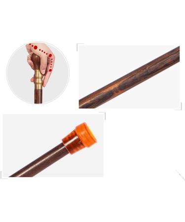 Wooden Cane Faucet Walking Stick Gentleman Cane Non-Slip Crutches Wood Elderly Walker Basket Seniors Gift/C Lucky Star - Buy Online on GoSupps.com