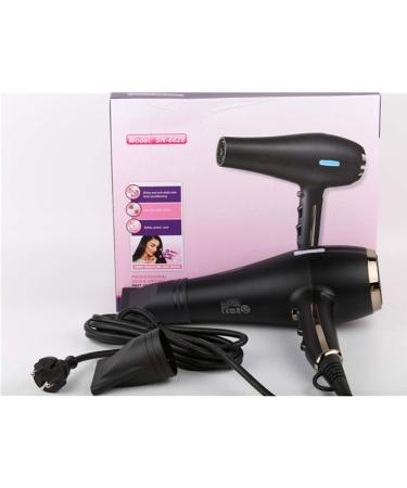 Hair Dryer Professional Ionic Hairdryer 2200W Salon Fast Drying Blow Dryers 3 Heat 2 Speed Settings Cool Shot Button Low Noise AC Motor with Hair Nozzle for Home and Salon Men and Women Small Gift - Buy Online on GoSupps.com