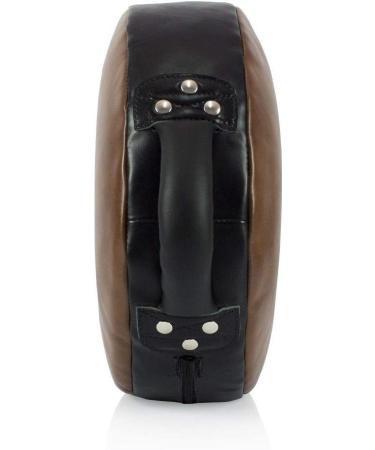 Fairtex LKP2 Donut Round Leg Kicking Pads - Brown | Heavy Punching Training for Boxing, Kickboxing, MMA - Buy Online on GoSupps.com