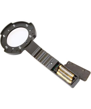 Outdoor Multifunction Magnifier LED Light Counterfeit Light Illumination Flashlight Compass Portable Magnifier Good Times - Buy Online on GoSupps.com