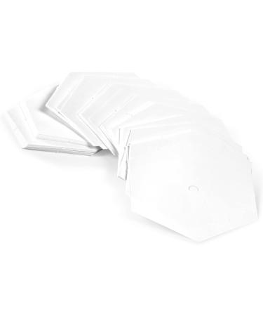 Dritz Quilting 3231 Paper Piecing Shapes Hexagon 1-1/2-Inch - 100-Count White Hexagon - Buy Online on GoSupps.com