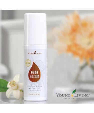 Young Living Orange Blossom Facial Wash - Oil-Reducing Hypoallergenic Face Cleanser for Sensitive Skin - Non Pore-Clogging Makeup Remover - 4 fl oz - Buy Online on GoSupps.com