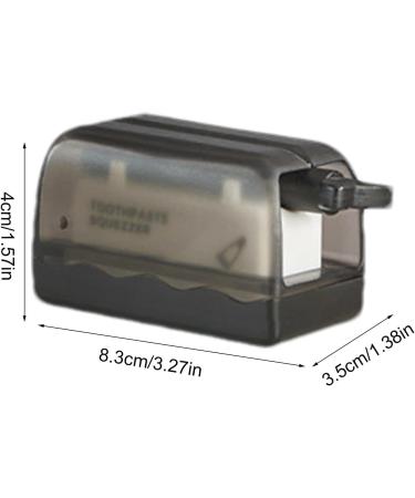 Toothpaste Squeezer Rollers Seat Stand Tube Holder Easy Squeeze Toothpaste Holder Roller for Efficient Dispensing Ideal Toothpaste Seat Holder Stand for Bathroom Accessories Transparent Gray - Buy Online on GoSupps.com