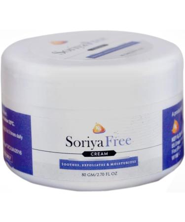 SoriyaFree Psoriasis Moisturizing Cream - 2.0% Salicylic Acid Formula for Eczema Relief, Anti-Itch Properties & Sunburn Soothing - 80g - Buy Online on GoSupps.com