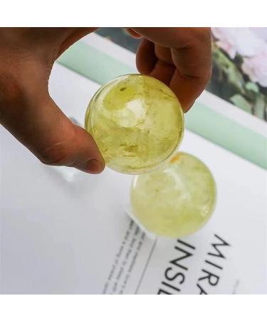 1pc 40mm-45mm Natural Crystal Clear Citrine Stones Sphere for Feng Shui Home Goods - Buy Online on GoSupps.com