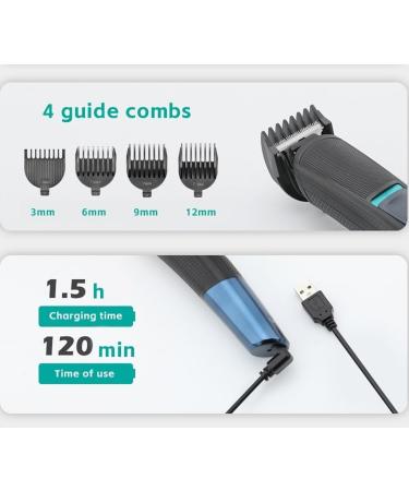 Professional Hair Clippers for Men - 5-in-1 Rechargeable Trimmer | Multi-Functional Electric Shaving & Grooming Tool - Buy Online on GoSupps.com