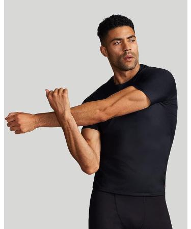 Tommie Copper Men's Pro-Grade Shoulder Support Shirt - Black Large - Buy Online on GoSupps.com