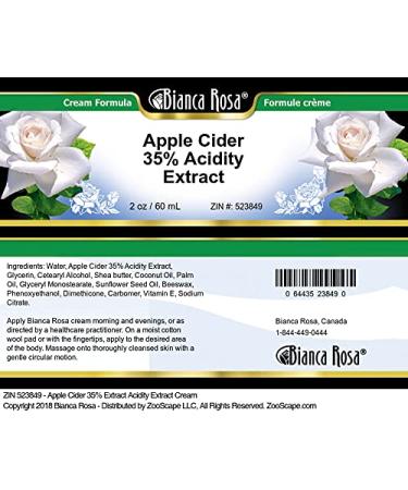 Bianca Rosa Apple Cider 35% Acidity Extract Cream (2 oz ZIN: 523849) - 2 Pack - Buy Online on GoSupps.com