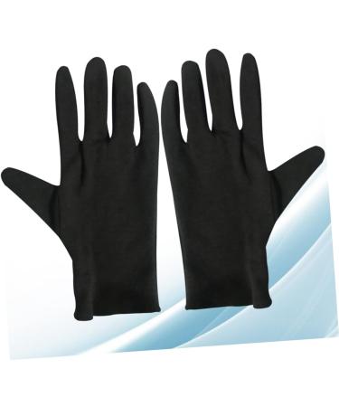 Ipetboom 12 Pairs Safety Warm Gloves Hospital Glove Examination Gloves Moisturizing Gloves Black Stretch Gloves Cotton Gloves Costume Honor Guard Gloves Moisture Wen Wan Work Coin - Buy Online on GoSupps.com