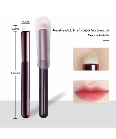 Buy Lip Brush & Smudge Brush with Cap - Multi-Purpose Makeup Blending Brush for Home & Travel | International Shipping - Buy Online on GoSupps.com