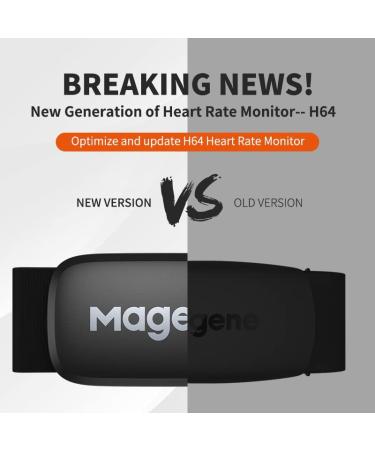 Magene H64 Heart Rate Monitor with Chest Strap - ANT+/Bluetooth Sensor for Bike Computers & iOS/Android Apps - Buy Online on GoSupps.com