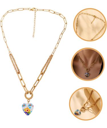 CALLARON Heart Necklace Christmas Sto The Necklaces Aesthetic Women Necklace Charm Miss Clothing - Buy Online on GoSupps.com