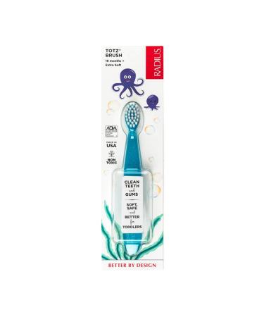 RADIUS Totz Toothbrush 18 + Months Extra Soft Light Blue Sparkle