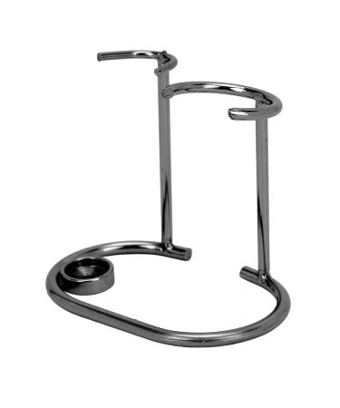 Razor stand shaving brush stand Hygienically durable modern design simple practical safety on the toilet (black) styling and shaving SC black