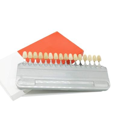 16 Colors /1 Set Teeth Whitening Shade Guide 3D Tooth Color Chart