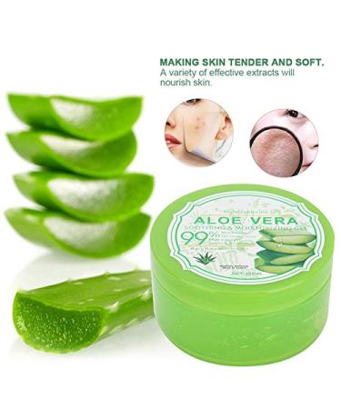 Aloe Vera Gel - Hydrating & Moisturizing Skin Care Cream 300g | Wash-Free Sleep Formula | International Shipping - Buy Online on GoSupps.com