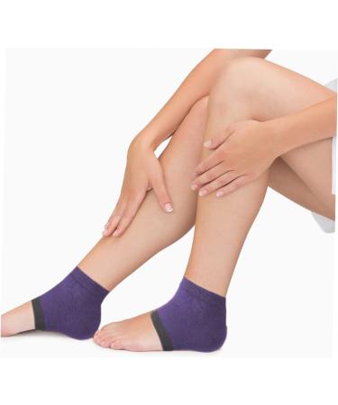 minkissy 5 Pairs Moisturizing Socks Moisture Gel Socks Breathable Socks Foot Moisturising Socks Foot Lotion Socks Feet Moisturizer Socks Ankle Socks Purple Silicone Anti-Crack Protector - Buy Online on GoSupps.com