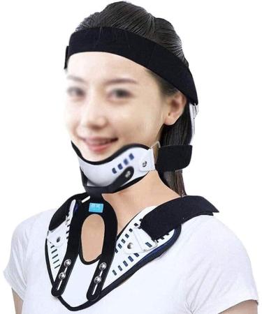 Ininosnp portable frills with a ruff |Breathable cervical traction devices |Relieves neck pain and pressure on the spine for office workers students drivers