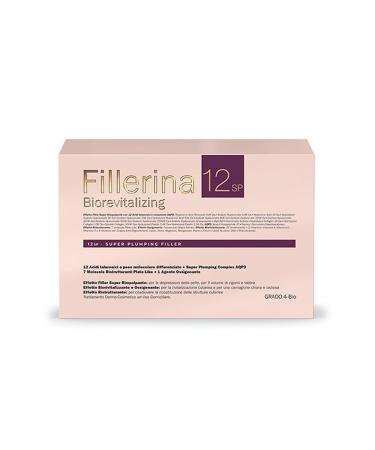 LABO Labo Fillerina 12 SP Biorevitalizing Super Plumping Filler Anti-Ageing Face Treatment Super Resolant Gel + Nourishing Veil Gr4