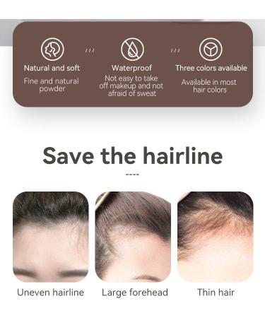 Hairline Volume Powder Hairline Contour Shadow Powder Waterproof Hair Powder Thinning Hair Coverage (1) - Buy Online on GoSupps.com