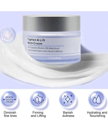 HASAIKA Firming and Lifting Neck Cream Neck Firming Cream that Smoothes Fine Lines and Improves the Appearance of Loose Sagging Skin (50ml) - Buy Online on GoSupps.com