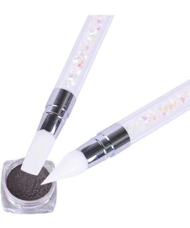 Glitter Picker Pen Silicone Nail Artdoting Brush Handle Manicure Diy Decoration Tool Useful and Deft