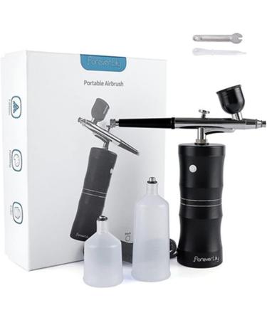 0.3mm Mini Facial Airbrush Compressor Kit Air-Brush Spray Gun Oxygen Injector for Nail Art Paint Craft Cake Nano Mist Sprayer - Tool Kit(Purple) - Buy Online on GoSupps.com