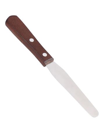 Stainless Steel Spatula with Wooden Handle for Effortless Hair Removal | Cartridge Wax Tool - Buy Online on GoSupps.com