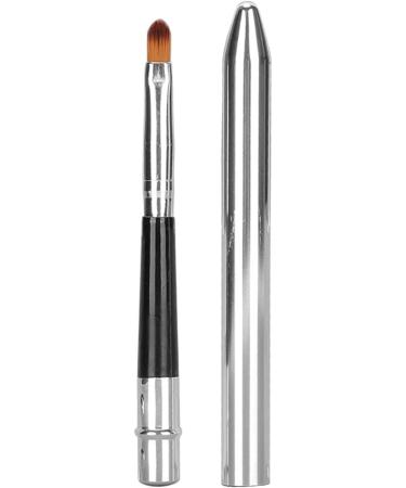 Lip Gloss Brush Compact Small Lip Brush Retractable Retractable Sealing Style Aluminium Material for Home for Beauty Salon - Buy Online on GoSupps.com