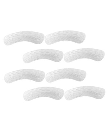 FRCOLOR 4 Pairs High Heels Heel Stickers High Heel Pad Breathable Heel Liners Sneaker Heels Heel Grip Running Shoes Heel Inserts Foot Protectors for Feet Blush Heels Care Adhesive Mole 4d Transparent 1 9.1x2.9cm