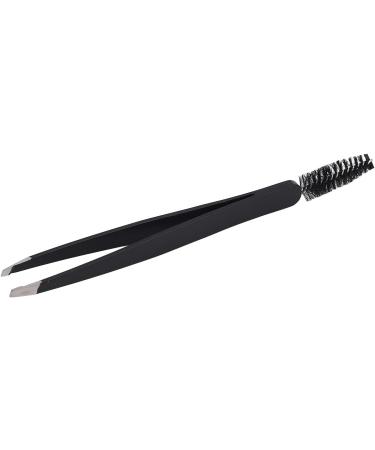 Sonew Eyelash Grafting Tweezer Eyebrow Tweezer with Tail Eyebrow Brush Oblique Mouth Design Easy to Use Lash Nipper for Makeup - Buy Online on GoSupps.com
