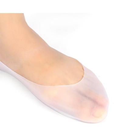Moisturizing Full Foot Socks - Silicone Gel Socks for Cracked Feet - 1 Pair of Hydrating Boat Socks - Buy Online on GoSupps.com