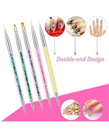 Nail Art Brush Set | Professional Manicure & Liner Brushes for Perfect Nail Art | International Shipping Available - Buy Online on GoSupps.com