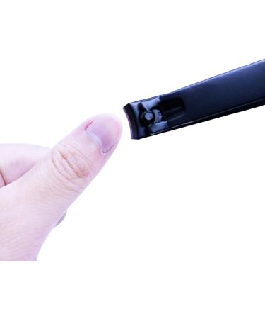 Manicure Kit Mini Personal Care Set Portable Nail Clippers 3 Pieces Built in Nail File Black Travel Ladies Men Nail Clippers Kit - Buy Online on GoSupps.com