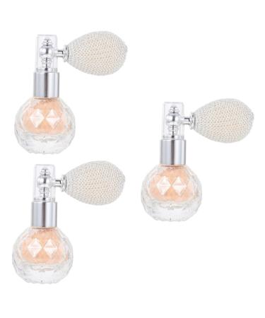 FOMIYES Highlighter Body Glitter Spray 3 pcs body air bag powder face spray bottle highlight powder glitter bottle perfume bottle hair Highlighters Light Goldx3pcs 7x5.5cmx3pcs