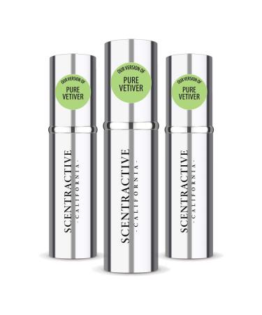 CA Perfume Impression of Pure Vetiver For Men Replica Version Fragrance Dupes Concentrated Long Lasting Eau de Parfum Spray Refillable Atomizer Bottle 0.17 Fl Oz/5ml-X3 AZZR PURE VETIVER IMPRESSION 0.51 Fl Oz (Pack of 1)