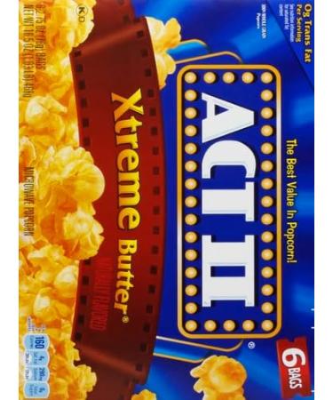 Act II Extra Butter 16.5 oz - Buy Online on GoSupps.com