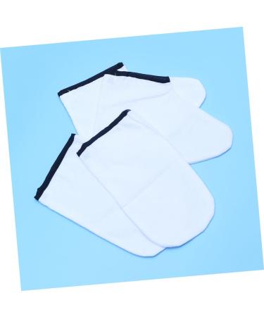 Healeved 2 Pairs Hand Treatment Cover Take a Bath Warm Gloves Wax Bath Hand Treatment Mitts Lipgloss Organizers Pearl Ponytail Hair Clip Tanning Mitt Spa Insulation Cotton - Buy Online on GoSupps.com