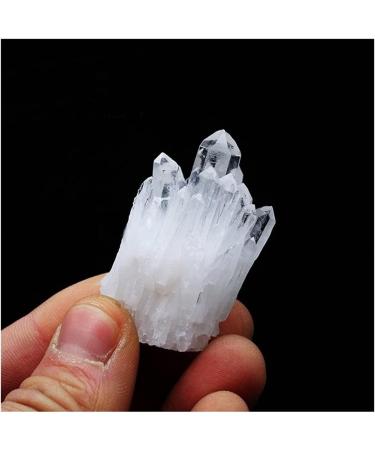Gift Natural Clear White Quartz Crystal Cluster Geode Gemstones Raw Specimen Home Decor for Full of Texture 2-3cm - Buy Online on GoSupps.com