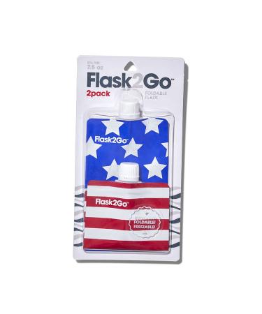 Flask2Go - The Foldable Flexible Flask for Tailgating, Camping, and Concerts USA
