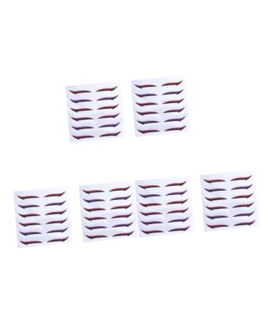 Angoily 36 Pairs Glitter Eyeliner Fiber Eyelid Lift Strip Glitter Tape Reusable Double Eyelid Tape Woman Makeup Accessory Makeup Eyelid Tape Sticker Natural Miss Eye Gel