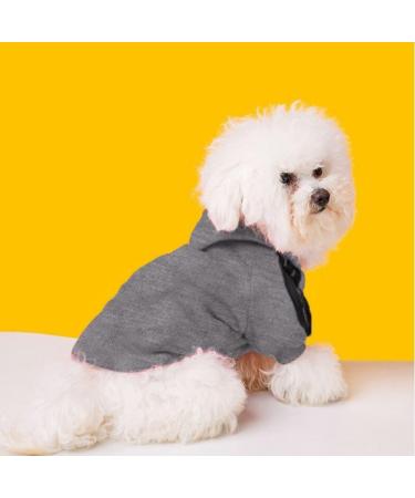 Ducomi Dog Sweater with Hood | Warm & Soft Pet Clothing for All Breeds - Gray 6XL - Buy Online on GoSupps.com
