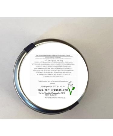 The Ilex Wood - Vegan Herbal Soothing Salve 'Boo Boo Balm' - For skin irritation scrapes bites and stings. Palm oil free cruelty free plastic free handcrafted in the UK - 100ml - Buy Online on GoSupps.com