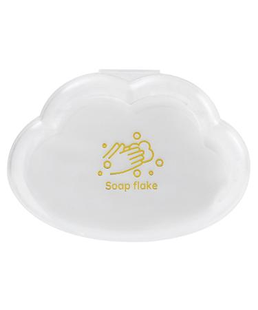 Portable Travel Boxed Soap Paper 50pcs Soap Tablets Versatile Hiking Camping Soap Solution Easy Washing Soap Flakes Hand Washing Soap Sheets
