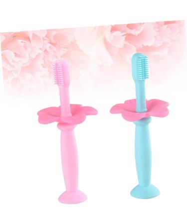 Buy Fomiyes Baby Training Toothbrushes - Silicone Bristle Toothbrushes for Toddlers | International Shipping - Buy Online on GoSupps.com